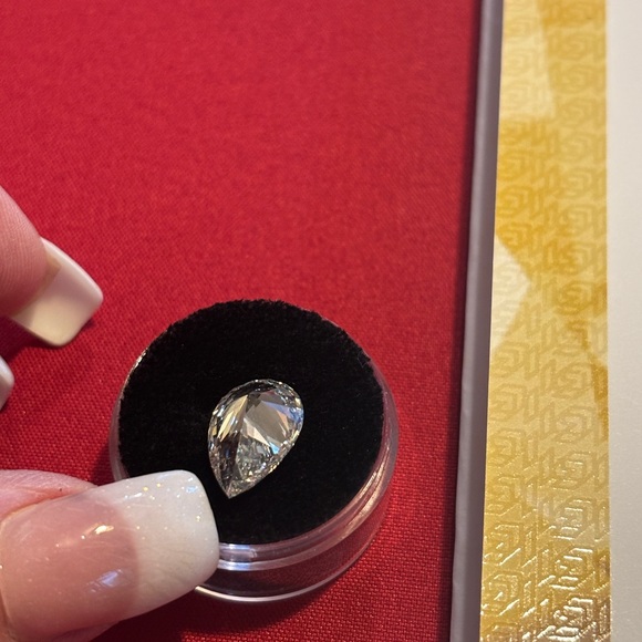 Rare Exquisite 4.50 CT  Pear Lab Diamond G VS2 Excellent Grade - Picture 6 of 14